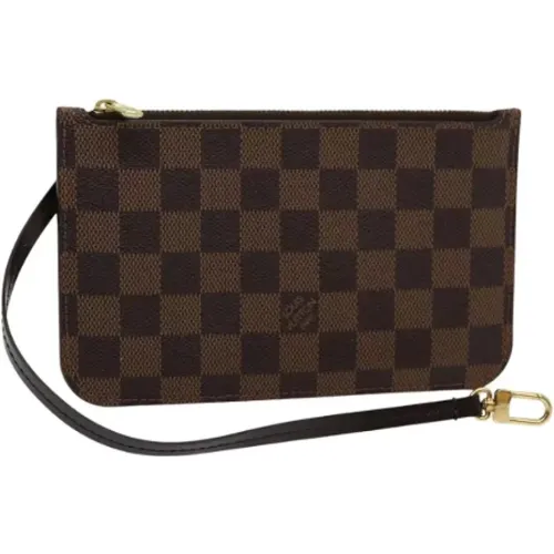 Pre-owned Canvas clutches , female, Sizes: ONE SIZE - Louis Vuitton Vintage - Modalova