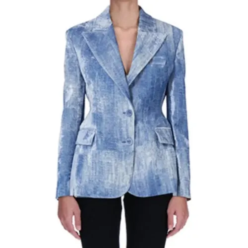 Fitted Blazer Jacket , female, Sizes: S - Ermanno Scervino - Modalova