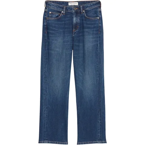 High Waist Cropped Jeans Linde , Damen, Größe: W29 L34 - Marc O'Polo - Modalova