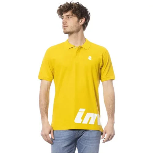 Gelbes Baumwoll-Poloshirt , Herren, Größe: M - Invicta - Modalova