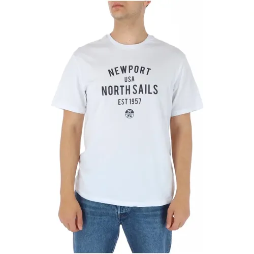 Short Sleeve T-shirt , male, Sizes: S, L, XL, M, 2XL - North Sails - Modalova