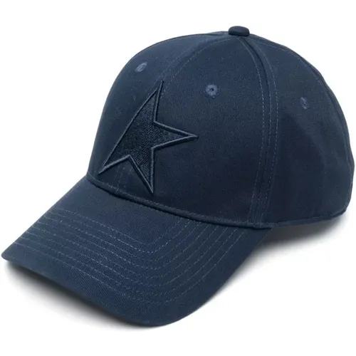 Star Baseball Hat - Shine with Style , female, Sizes: S - Golden Goose - Modalova