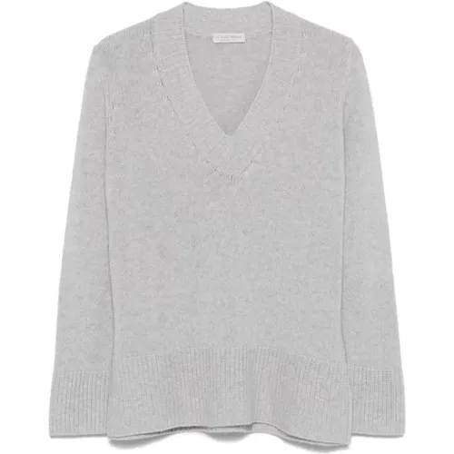 Chunky Strickpullover Grau Wollmischung - Le Tricot Perugia - Modalova