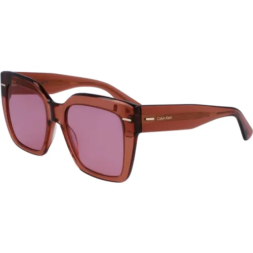 Violet Sunglasses , female, Sizes: 54 MM - Calvin Klein - Modalova