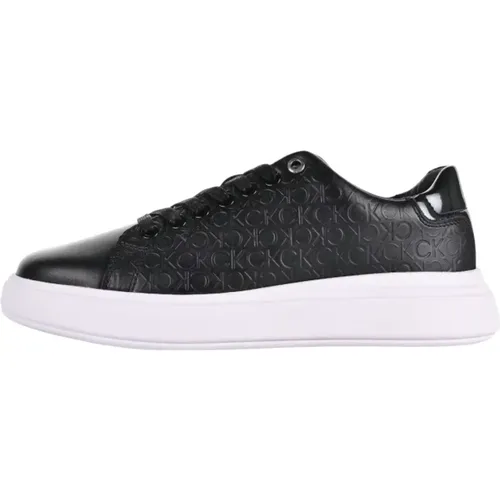 Fashionable Leather Sneakers , female, Sizes: 6 UK, 3 UK, 7 UK - Calvin Klein - Modalova