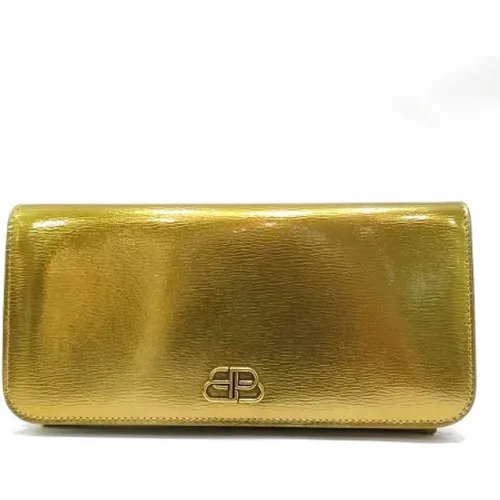 Pre-owned Leather wallets , female, Sizes: ONE SIZE - Balenciaga Vintage - Modalova