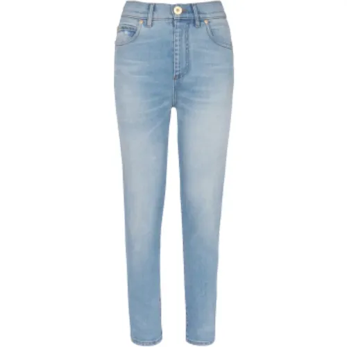 Slim-Fit Denim Jeans , Damen, Größe: S - Balmain - Modalova