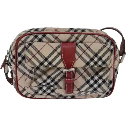 Pre-owned Canvas crossbody-bags , female, Sizes: ONE SIZE - Burberry Vintage - Modalova