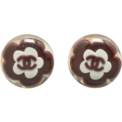 Pre-owned Plastic earrings , female, Sizes: ONE SIZE - Chanel Vintage - Modalova