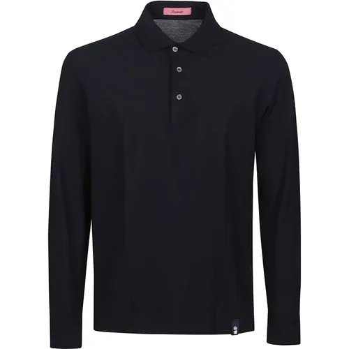 Oxford Long Sleeve Polo Shirt , male, Sizes: L, M, S - Drumohr - Modalova