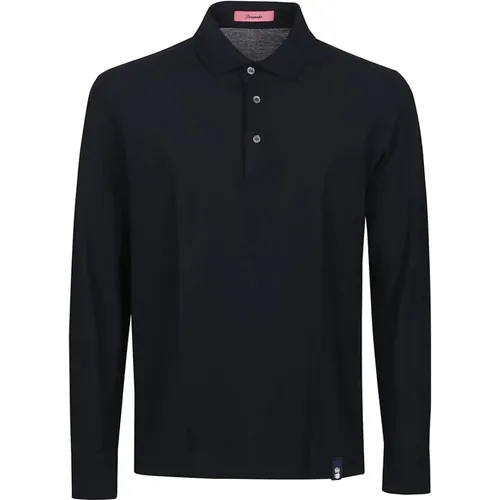 Oxford Long Sleeve Polo Shirt , male, Sizes: M - Drumohr - Modalova