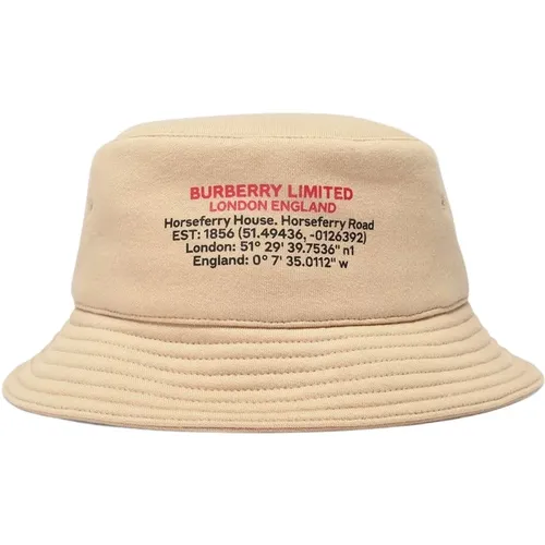 Canvas Bucket Hat , unisex, Größe: S - Burberry - Modalova