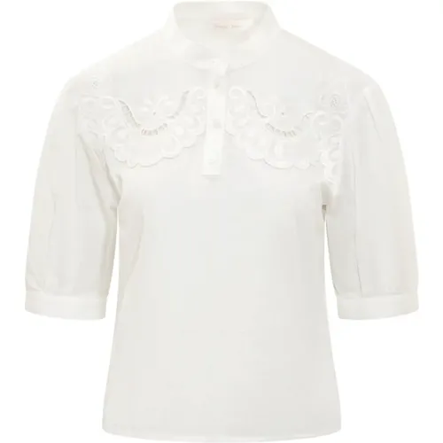 Elegant Lace Blouse , female, Sizes: M - See by Chloé - Modalova