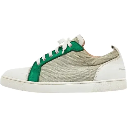 Pre-owned Canvas sneakers , male, Sizes: 11 UK - Christian Louboutin Pre-owned - Modalova