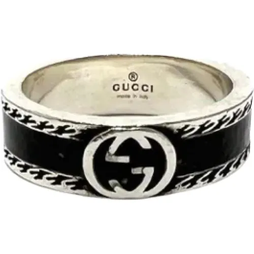 Pre-owned Silver rings , female, Sizes: ONE SIZE - Gucci Vintage - Modalova