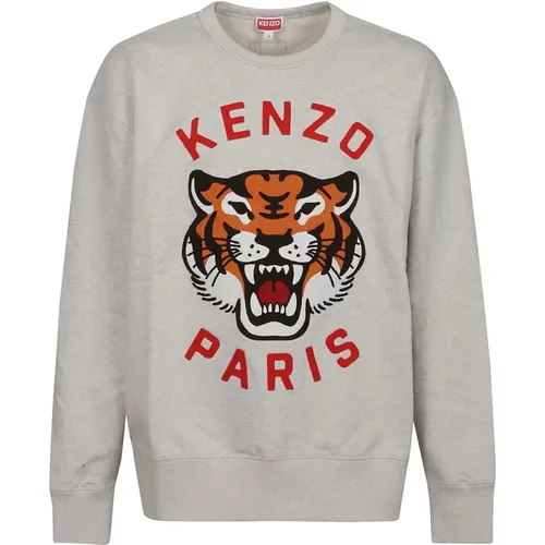 Lucky Tiger Oversize Sweatshirt , male, Sizes: S - Kenzo - Modalova