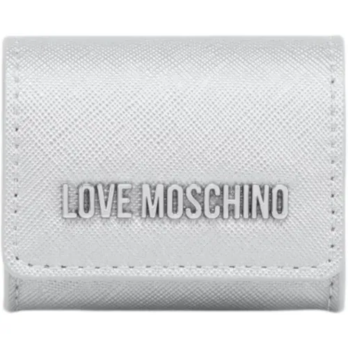 Stilvoller Damen Schlüsselanhänger aus Kunstleder , Damen, Größe: ONE Size - Love Moschino - Modalova