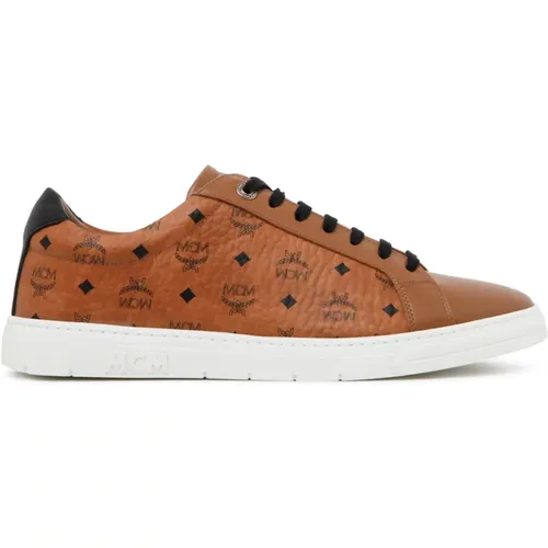 Monogram Print Sneakers MCM - MCM - Modalova