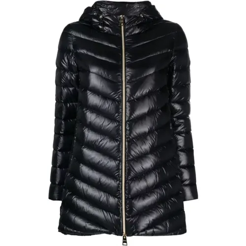 Down Jacket with Adjustable Hood , female, Sizes: XS, 2XS, S, M, L - Herno - Modalova