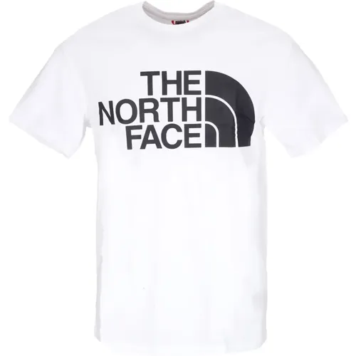 Standard Tee - Weiß Streetwear , Herren, Größe: XL - The North Face - Modalova