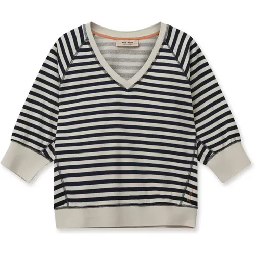 Stripe Sweatshirt , female, Sizes: L, M - MOS MOSH - Modalova