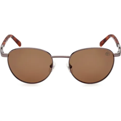 Round Polarized Sunglasses Elegant Style , unisex, Sizes: 54 MM - Timberland - Modalova