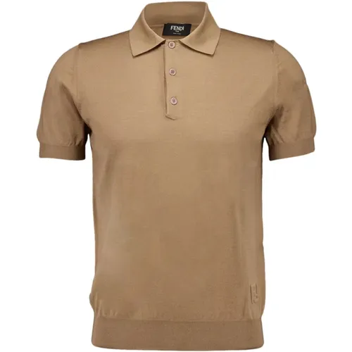 Leichter Woll-Poloshirt Fendi - Fendi - Modalova