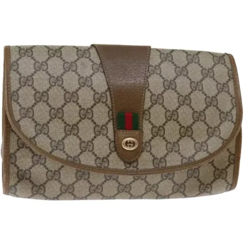 Pre-owned Leather clutches , female, Sizes: ONE SIZE - Gucci Vintage - Modalova