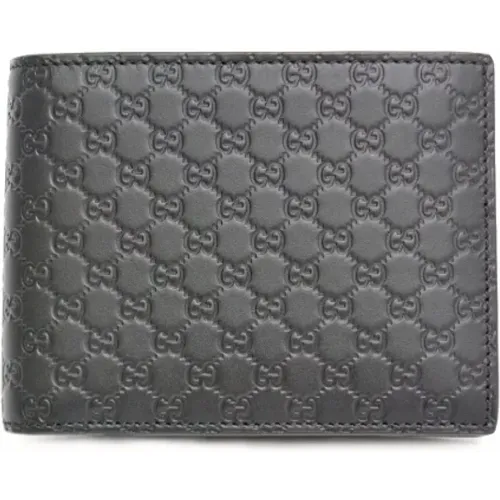 Pre-owned Leather wallets , male, Sizes: ONE SIZE - Gucci Vintage - Modalova