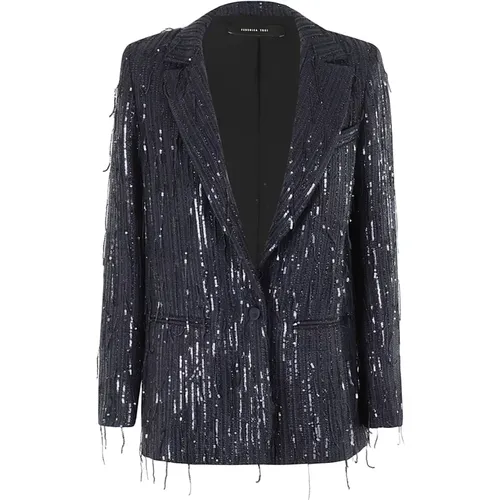 Sequin Blazer , female, Sizes: 2XS - Federica Tosi - Modalova