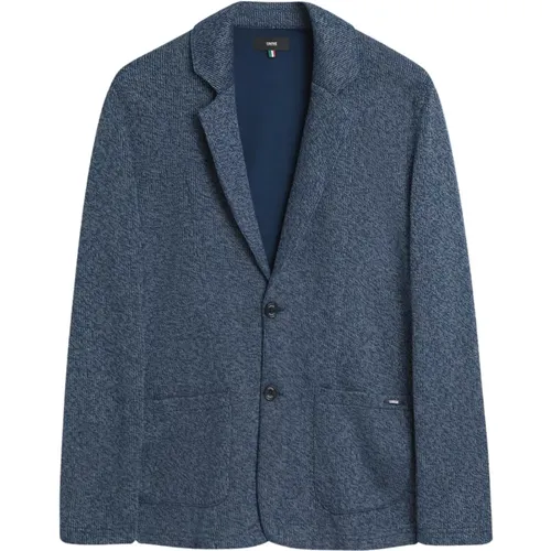 Strukturierter Jersey-Blazer , Herren, Größe: M - CINQUE - Modalova