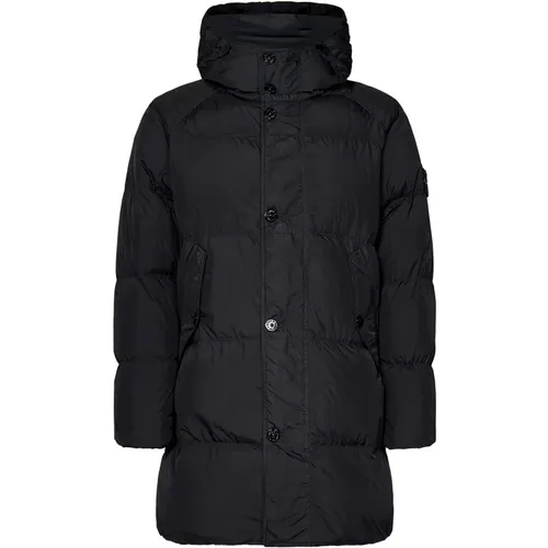 Padded Coat with High Collar , male, Sizes: S, M - Stone Island - Modalova