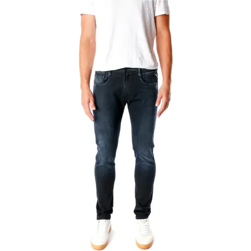 Anbass Slim Fit Jeans , Herren, Größe: W38 L34 - Replay - Modalova