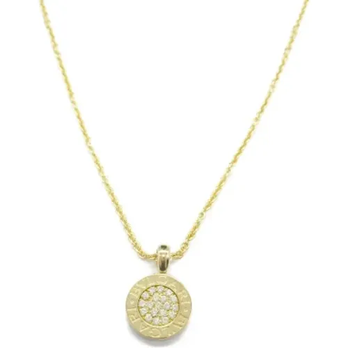 Pre-owned Gold necklaces , female, Sizes: ONE SIZE - Bvlgari Vintage - Modalova