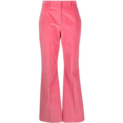 Flamingo Velvet Trousers , female, Sizes: S - Paul Smith - Modalova