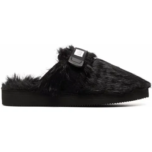 Faux Fur Slippers , male, Sizes: 4 UK, 2 1/2 UK, 5 1/2 UK, 7 UK - Suicoke - Modalova