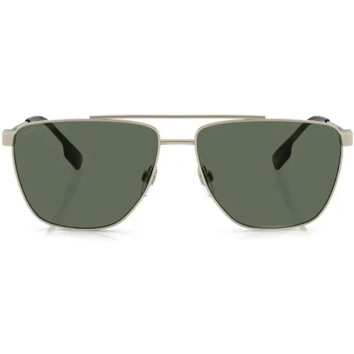 Metal Sunglasses with Inventive Twist , male, Sizes: 61 MM - Burberry - Modalova