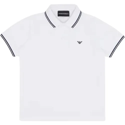 Polo-Shirt aus Baumwolle mit kurzen Ärmeln - Armani - Modalova