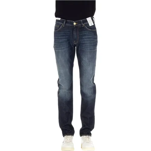 Authentic Swing Fit Denim Jeans , male, Sizes: W30 - PT Torino - Modalova