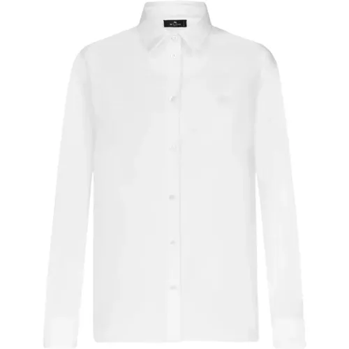 Optisches Weißes Hemd , Damen, Größe: S - ETRO - Modalova