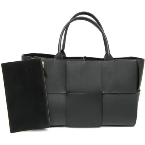 Pre-owned Leather totes , female, Sizes: ONE SIZE - Bottega Veneta Vintage - Modalova