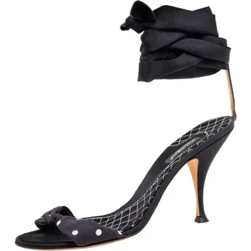 Pre-owned Stoff sandals - Dolce & Gabbana Pre-owned - Modalova
