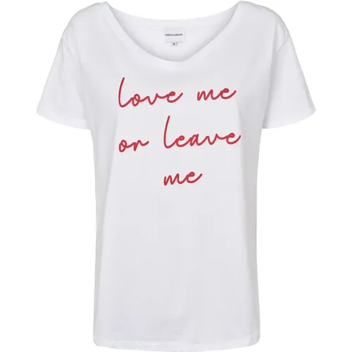 Love Me or Leave Me T-shirt , Damen, Größe: M - American Dreams - Modalova