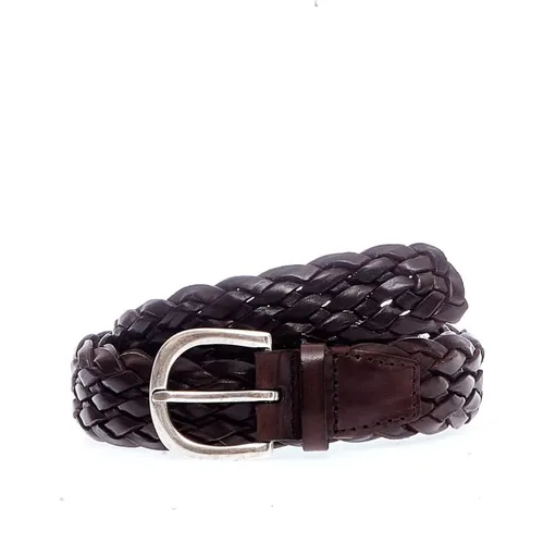 Woven Leather Belt , male, Sizes: 95 CM - Orciani - Modalova
