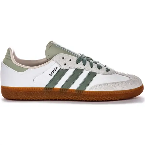 Retro 3-Stripes Samba OG Sneakers , female, Sizes: 7 UK, 6 1/3 UK, 8 1/3 UK, 5 2/3 UK - Adidas - Modalova