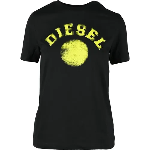 T-Shirts , Damen, Größe: M - Diesel - Modalova