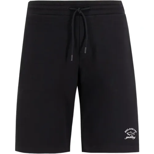 Super Soft Stretch Cotton Bermuda Shorts , male, Sizes: 2XL, 3XL - PAUL & SHARK - Modalova