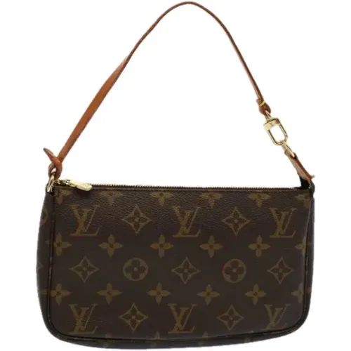 Pre-owned Canvas clutches , female, Sizes: ONE SIZE - Louis Vuitton Vintage - Modalova