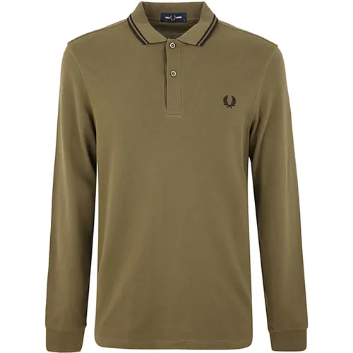 Langarm Twin Tipped Hemd Fred Perry - Fred Perry - Modalova