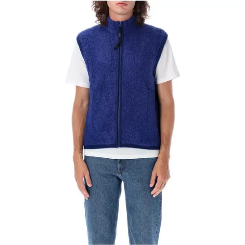 Teddy Vest Outerwear Bluette Aw23 , male, Sizes: 2XL - Aspesi - Modalova